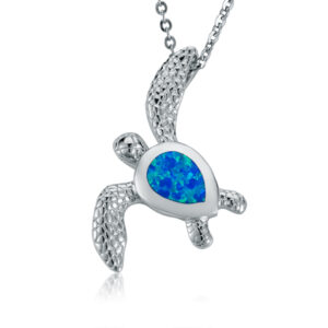 Opal Honu Pendant