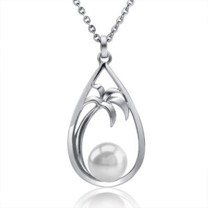 Pearl Palm Tree Pendant
