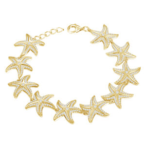 Pave Starfish Bracelet