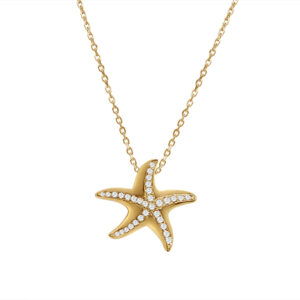 Pave Starfish Pendant