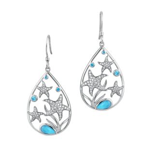 Starfish Hook Earrings