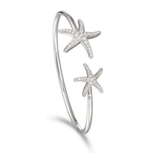 Pave Starfish Bangle #3