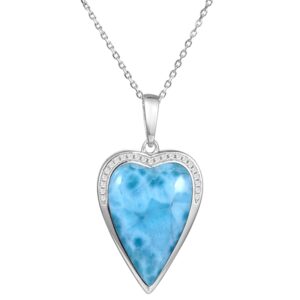 Pave Heart Pendant
