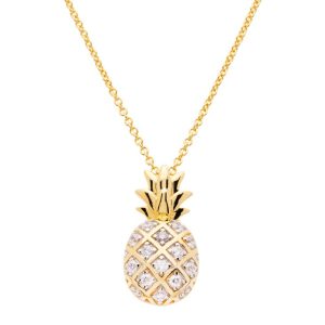 14kt Gold Vermeil Pineapple Necklace