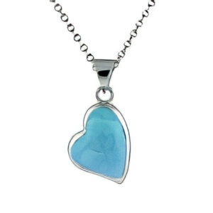 Larimar Heart Pendant