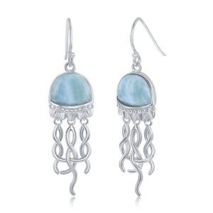 Jellyfish Larimar Earrings