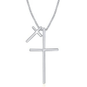 Double Cross Necklace