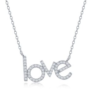 LOVE CZ Necklace