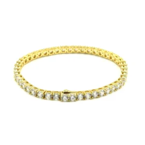 Gold Plated Tennis Bracelet
