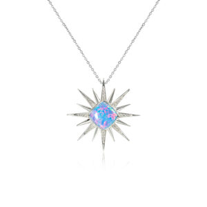 Opal Star Pendant
