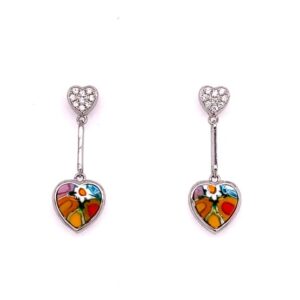 Murano Glass Drop Earrings