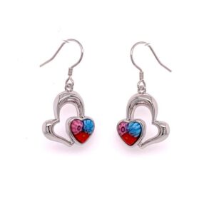 Open Heart Earrings