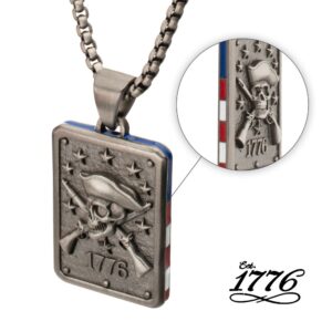 Yankee Doodle Flag Profile Pendant