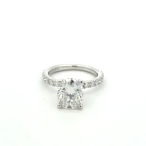 Oval Shape Moissanite Ring