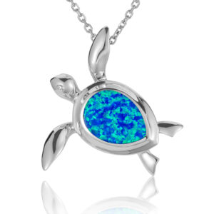 Opal Turtle Necklace