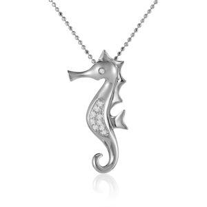 Sterling Seahorse Necklace