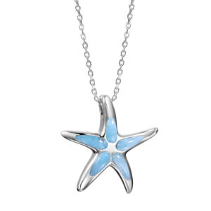 Larimar Starfish Necklace