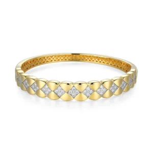 18Kt Gold Bonded Bangle Bracelet